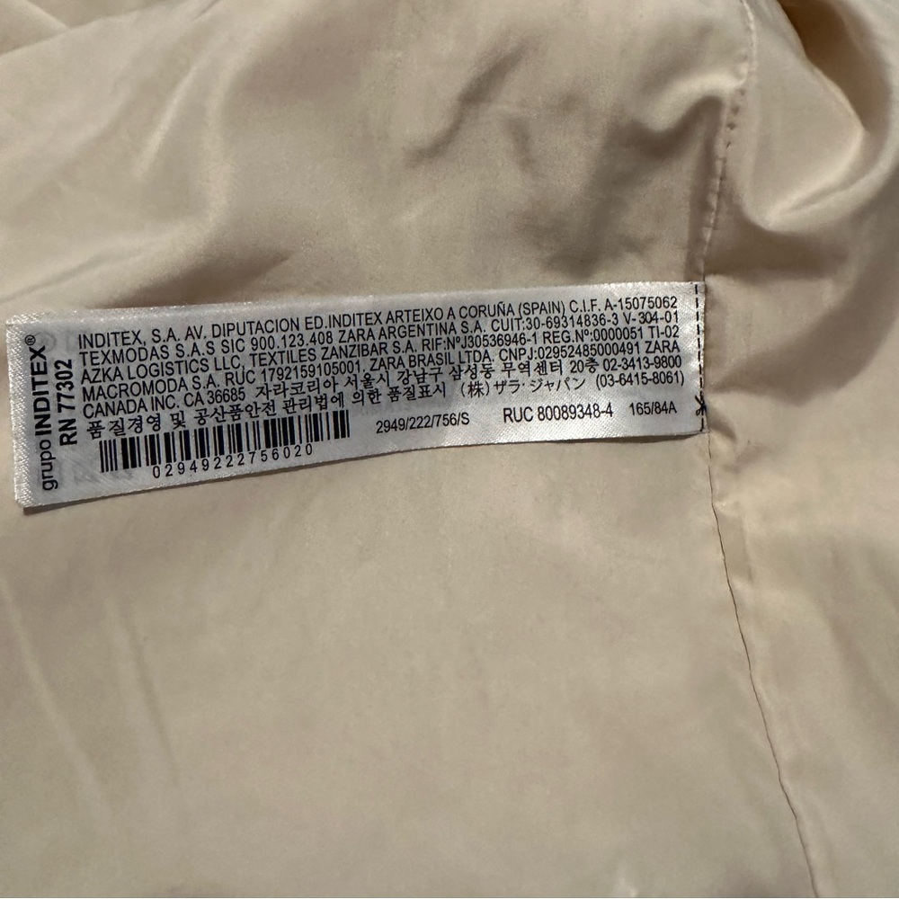 ZARA Sherpa Jacket Size S - Picture 5 of 7
